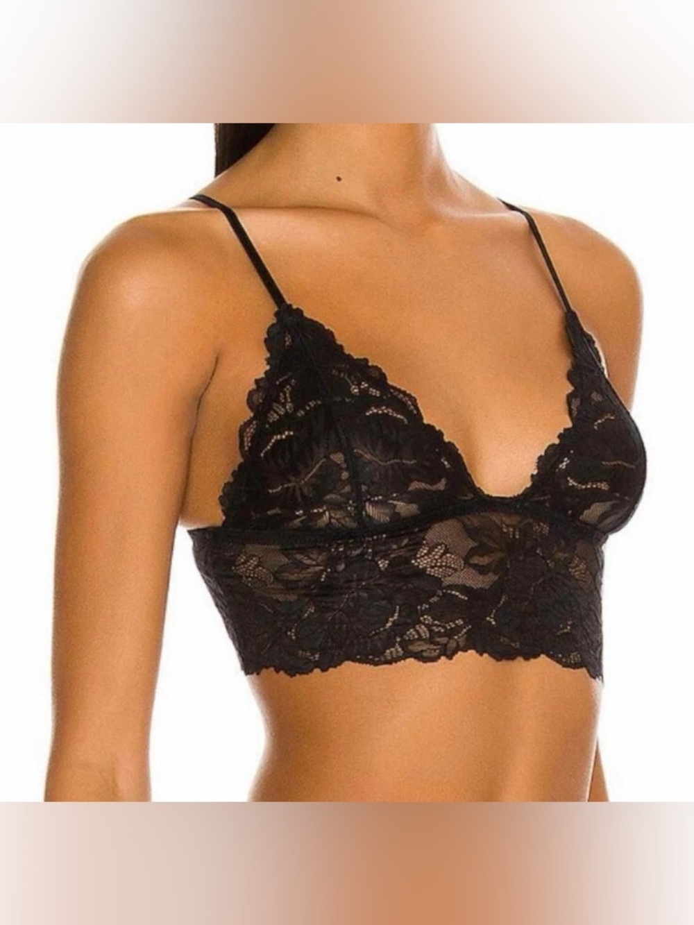 Intimately by Free People Everyday Lace Longline Bralette